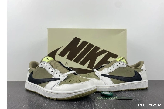 Rep EP Travis FZ3124-200 Neutral Olive Jordan Retro Low Golf Scott 1 0901